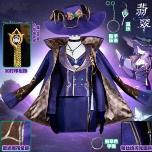 ViVi-Cos Honkai: Star Rail Jade Subdue Cosplay Costume Cos Game Anime Party Uniform Hallowen Play Role Clothes Clothing