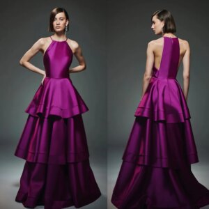 Customized Tiered Ruched Mermaid Square Neck Long Dresses Prom Dresses Chinese Style Formal Casual Simple Retro Fashion Sexy