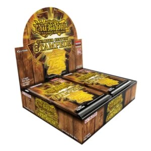 Yu-Gi-Oh Quarter Century Stampede Booster Box Display RA04 English Sealed Yugioh Card Konammi Official Box