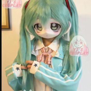 Yis cosplay Custom Furry head Kigurumi OC Head Cosplay Kemono Fursuit Handmade Headsets Beast Customized Fursuit Kemono Head
