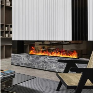5 Years Warranty vapor atomized fake mist large indoor wall 3d water vapor electric decorative fireplace 120 cm