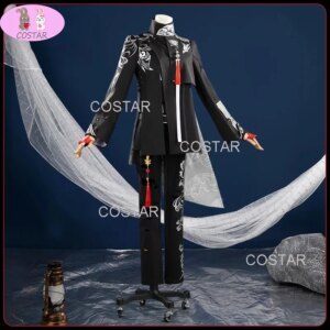 [Customized] Vtuber Ryushen Cosplay Costume Cos Game Anime New Clothes Party Uniform Hallowen Play Role Clothes Clothing Men