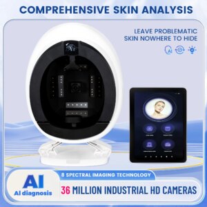 3D 9-Spectral Skin Microscope Skin Analysis 3600W Industrial Camera Facial Scanner UV Skin Analyzer Machine