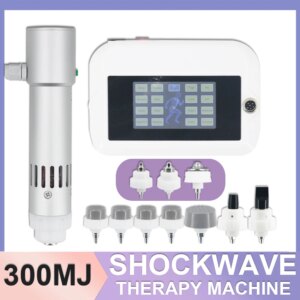 Portable Shockwave Therapy Machine Body Massage Equipment 300MJ Spine Shoulder Muscle Relaxation Relieve Tennis Elbow Pain 
