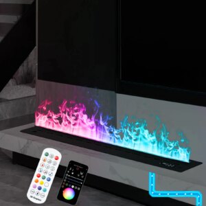 Water vapor atomization fireplace room water supply system humidifier flame tv stand decorative humidifier 3D steam fireplace