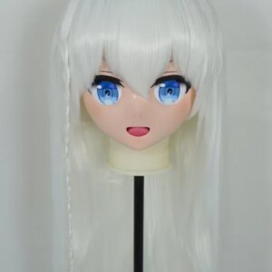 (RB20248)Customize Full Head Quality Handmade Female/Girl Resin Japanese Anime Cartoon Character Kig Cosplay Kigurumi Mask