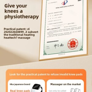 Knee massager electric heating knee pad hot compress joint pain warm old cold legs wormwood fever