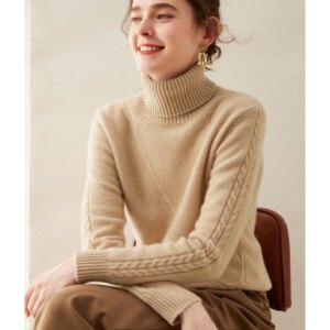 High Quality 2024 Autumn and Winter the New Sweater Lapel Solid Color Loose Double Strand Thickened Sweaters Base