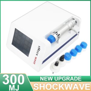 300MJ Shockwave Therapy Machine Physiotherapy Shock Wave ED Treatment Relief Waist Pain Tennis Elbow Massager New Upgrade