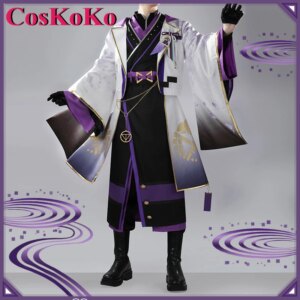 【Customized】CosKoKo Kenmochi Toya Cosplay Anime VTuber Costume Fashion Handsome New Uniform Halloween Party Role Play Clothing