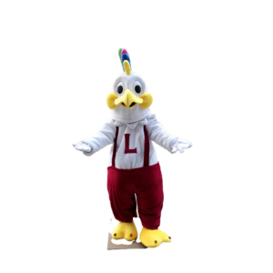 white cock mascot costume road runner custom fancy costume anime cosplay kits mascotte fancy dress carnival costume 401577