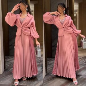 Little Daisy Customized Sequined Ruched Celebrity A-line V-neck Bespoke Occasion Gown Midi Dresses  Casual