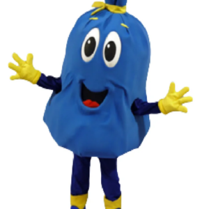 blue bag mascot costume custom fancy costume anime cosplay kit mascotte theme fancy dress carnival costume b0533