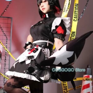 Game Zenless Zone Zero Ellen Joe Cosplay costume Dress Socks Tail Set Halloween Costume Role Play Lovely Shark Suit For Adult