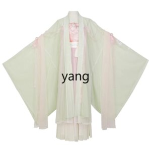 CX fairy air elegant ancient style Chinese style big sleeve shirt waist suit ancient clothing spring and autumn