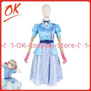 [Customized] Lovelive Liella Tang Keke Cosplay Costume Women Anime Roleplay Suits Coat Skirt Halloween Carnival Party Uniform