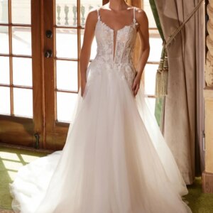 Sexy Spaghetti Strap Wedding Dress 2025 Elegant Applique Bridal Gown Romantic Tulle Floor-length Gown Customized