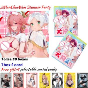 New Ji Man Chao Wan Stunner Party Cards Goddess Story Swimsuit Bikini Feast Booster Box Doujin Toy And Hobbies Gifts