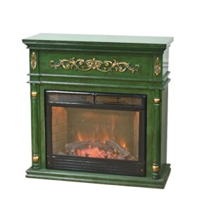 European heating fireplace core frame decoration, simulated flame electric fireplace cabinet retro furniture