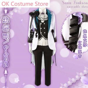 Game Ensemble Stars Suou Tsukasa Personal Cosplay Costume Anime Roleplay Uniform Hallowen Carnival Holiday Party Clothes Outfits