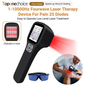 0-2500mW 980nm+905nm+808nm+650nm Red Light Therapy for Human Pets Pain Relief Cold Laser Treatment Arthritis With Touchscreen