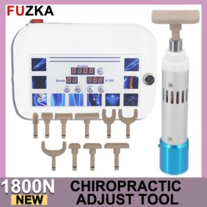 Chiropractic Adjusting Tools Spine Massage Gun Relaxation Limb Pain Relief Therapy Correction Spinal 10 Head 1800N