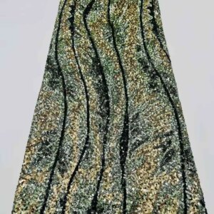 African French Lace Fabric Sewing Sequins Embroidery Nigeria Net Lace Fabric for Women Wedding