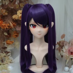 (NFD311-40)Customize Full Head With Lock Pretty Female/Girl Japanese Animego Character Kig Cosplay Kigurumi Mask Crossdress Doll