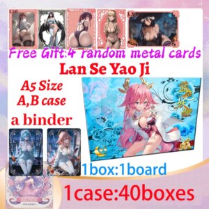 2025 Newest Lan Se Yao Ji A5 Size Goddess Collection Waifu Box Doujin Booster Spicy Art Toy Gift for Hobbyists