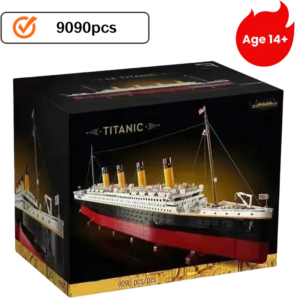 IN STOCK 9090pcs Titani Compatible 10294 Titanic Large Cruise Boat Ship Steamship Desktop decoration Children Diy Toys Gifts