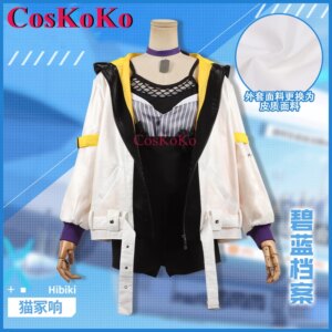 【Customized】CosKoKo Nekozuka Hibiki Cosplay Costume Game Blue Archive Lovely Sweet Uniform Unisex Party Role Play Clothing New