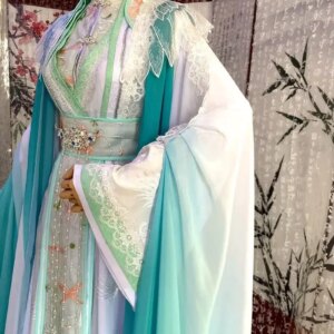 Women Customized Oversize Female Carnival Cosplay Costume Theme Party Outfit Large Size 6XL Chinese Traditional Hanfu Dress