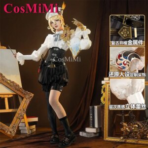 CosMiMi Game Identity V Edgar Valden/Painter Cosplay Costume Golden Ratio Gorgeous Outfit Carnival Party Role Play Clothing S-XL