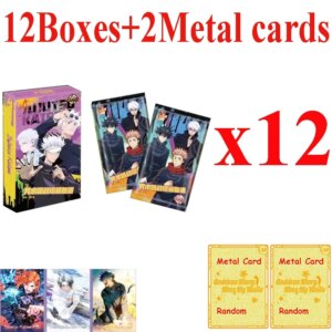 Newest Mars Cultural Creative Jujutsu Kaisen Second Wave Collectible Colored Paper Cards Anime Satoru Gojo Character Game Cards