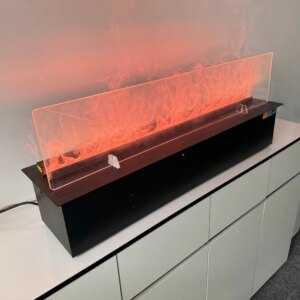 3D atomizing fireplace living room multi-color false flame electronic fireplace baffle remote control water steam fireplace