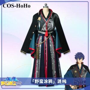 COS-HoHo Anime Ensemble Stars 2 Sazanami Jun Game Suit Gorgeous Handsome Uniform Cosplay Costume Halloween Carnival Party Outfit