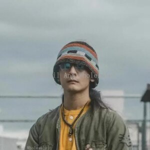 [Retail And Wholesale]VISVIM WMV MEDA CROCHET KNIT HAT (N.D.) color-matching knitted hat