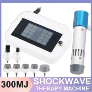 New Shockwave Therapy Machine 300MJ Simple Operation Massage Body Relieve Arthritis Muscle Relaxation Massager Home Use