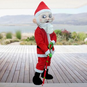 Santa Claus Cartoon Doll Costume Performance Costume Christmas Hat Cartoon Christmas Performance Costume