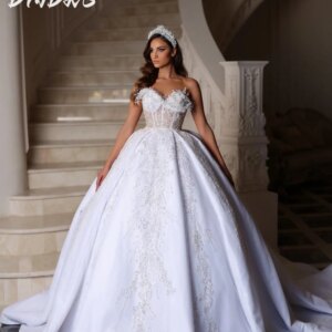 Elegant Sweetheart Wedding Dress 2025 Charming Sleeveless Bridal Gown Formal Shiny Sequin Floor-length Gown Customized