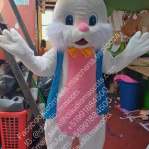 New Adult Hot Sale Foam Cute Easter Bunny Cartoon Mascot Costume Plush Christmas Fancy Dress Halloween Mascot Costume