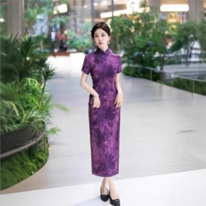 Chinese wind Xi mother wedding cheongsam send test dress