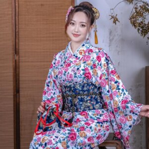 Kimono Female Japanese Girl Improved Cute Costume for Taking Photo