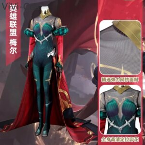 ViVi-Cos Lol Mel Women Cosplay Costume Cos Game Anime Party Uniform Hallowen Play Role Clothes Clothing