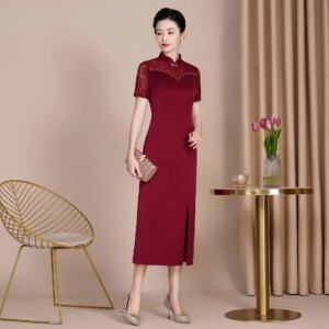 Yourqipao New Improved Chinese Traditional Qipao Evening Dresses Women Cheongsam Prom Gowns 2024 Hanfu Dress