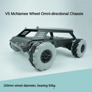 40-60Kg Load RC Tank Heavy Duty Mecanum Wheel Omnidirectional Robot 12V/24V Motor Metal Chassis for Research Programmable Robot