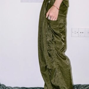 Fashion High Street Niche Designer Overalls Men’s and Women’s Casual Pants Trousers