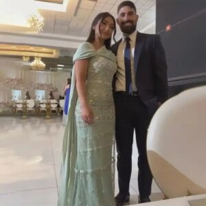 Customized 2025 Arabic Sage Green Mermaid Beaded Luxury Formal Evening Party Dress With Cape for Formal Occasion
