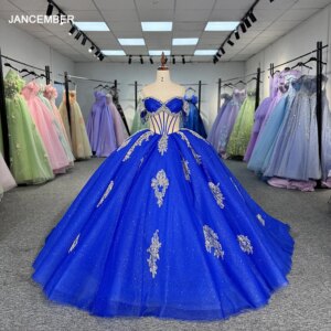 2024 New Arrival Blue Prom Dress Customized Beautiful Cap Sleeve Vestido De 15 Anos Quinceanera Dresses vestidos de quinceañera