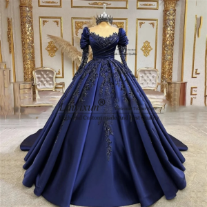 Customized Vestidos De Años Quinceanera Dress 2024 Beads Sequins Applique Crystals Diamonds Mexi Dress For 15 Year Birthday